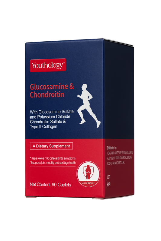 Glucosamine & Chondroitin 90 Caplets Bottle