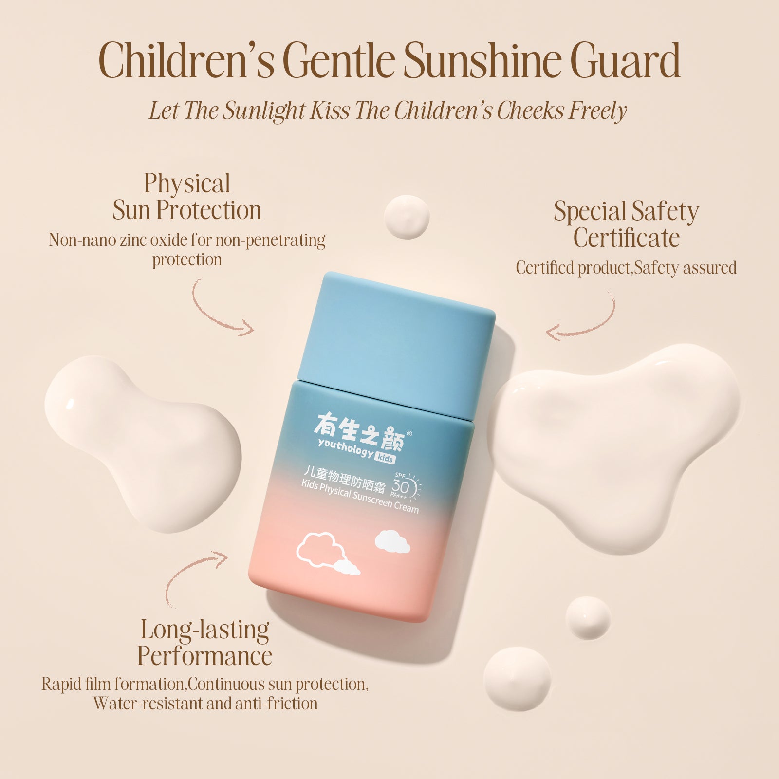 Youthology Kids Physical Sunscreen Cream