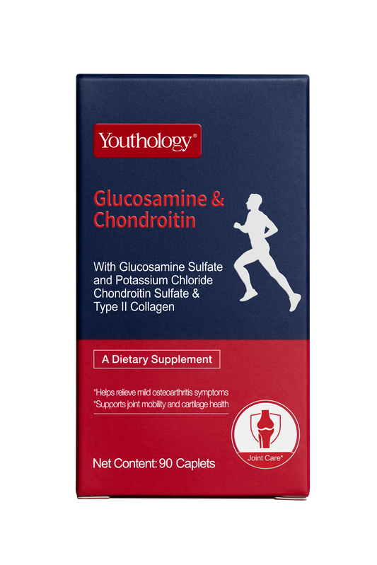 Glucosamine & Chondroitin 90 Caplets Bottle