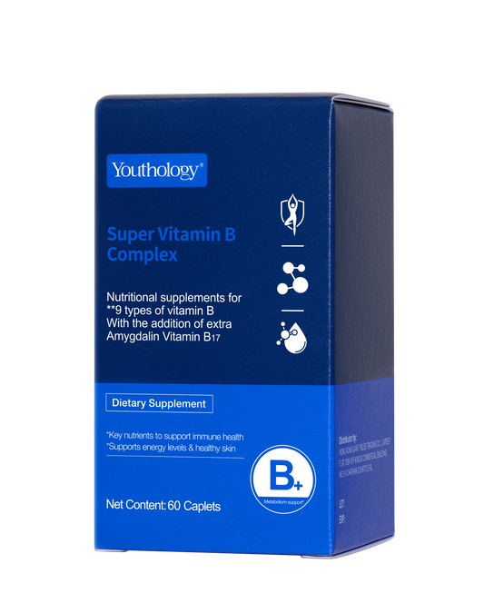 Super Vitamin B Complex 60 Caplets Bottle